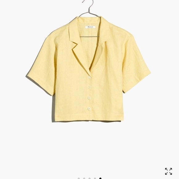 Madewell Tops - Madewell lite Yellow Short Sleeve Top